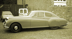 Bentley car restoration example